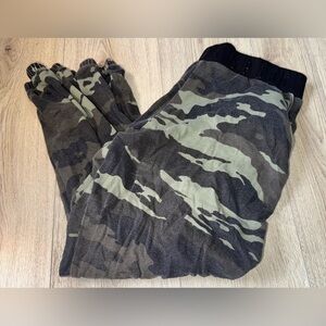 Victoria's Secret sport green black camo Camouflage jogger sweatpants